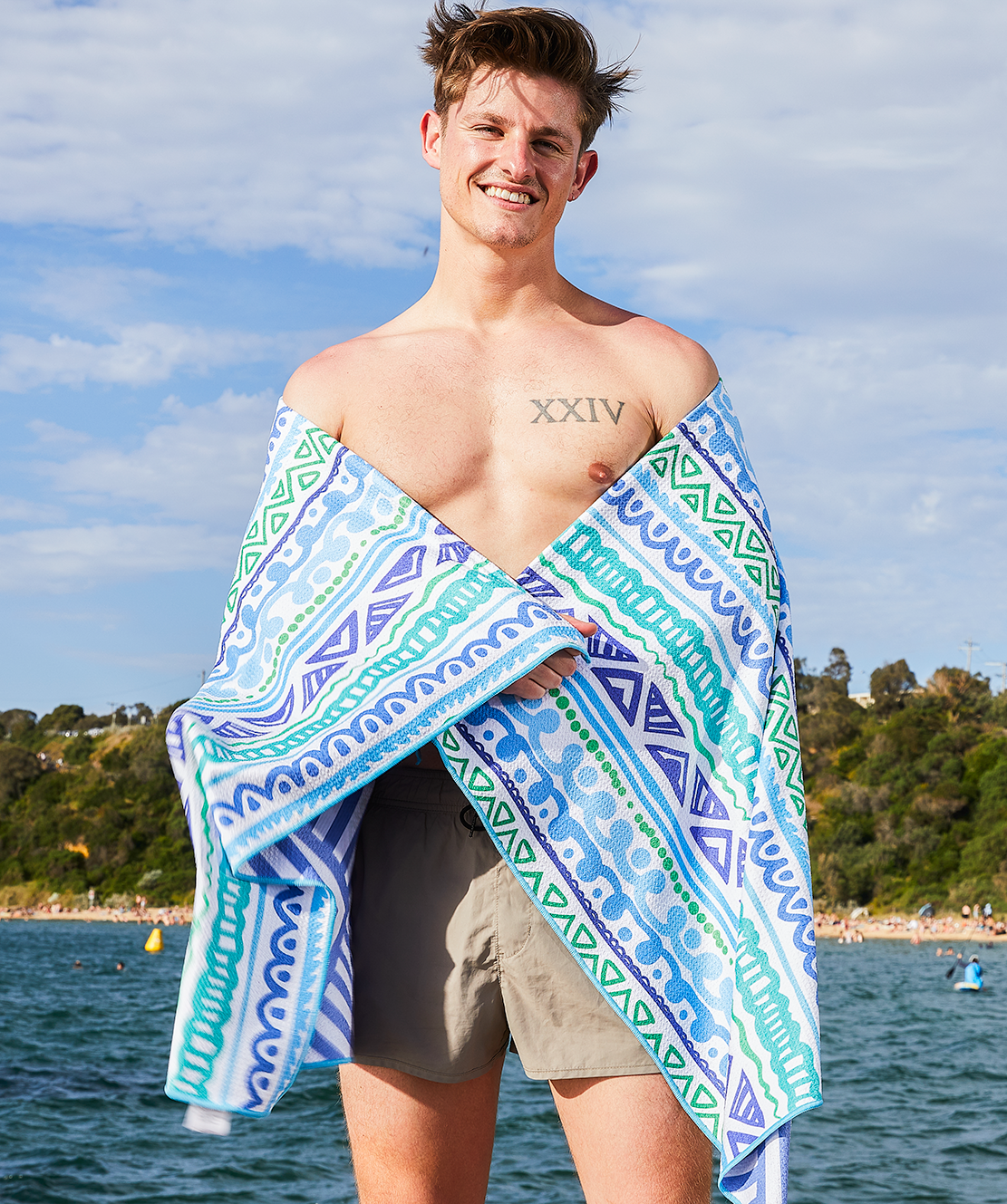 Blue Waves - Sand Free Beach Towel